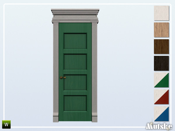 Sims 4 — Caesar Door Privat Single 2x1 by Mutske — This door is part of the Caesar Constructionset. Made by Mutske@TSR. 
