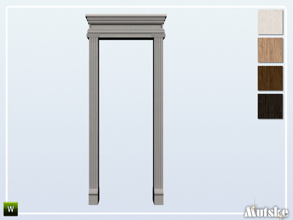Sims 4 — Caesar Arch Single 2x1 by Mutske — This arch is part of the Caesar Constructionset. Made by Mutske@TSR. 