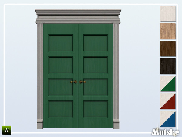 Sims 4 — Caesar Door Privat 2x1 by Mutske — This door is part of the Caesar Constructionset. Made by Mutske@TSR. 