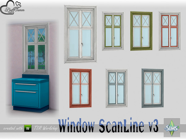 Sims 4 — WindowSet ScanLine Counter 1x1 v3 by BuffSumm — Part of the *Window Set ScanLine* Created by BuffSumm @ TSR