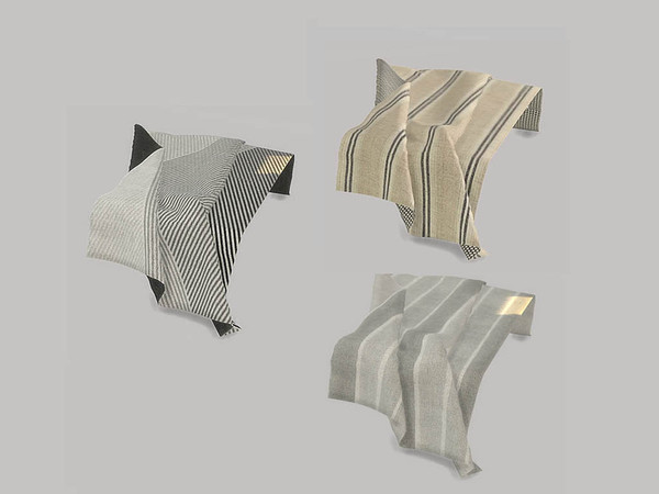 Sims 4 — Bedroom Endeun - Blanket_V2 by ung999 — Bedroom Endeun - Blanket_V2 Color Options : 3 Located at : Decor /