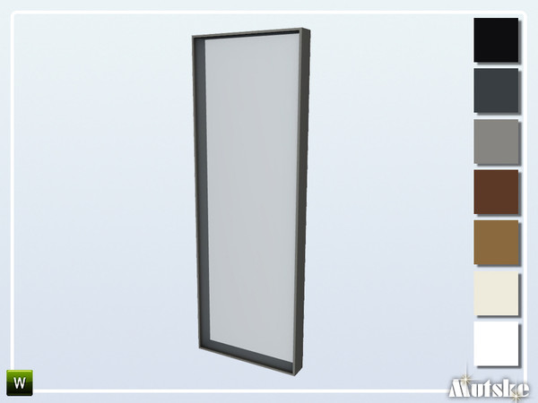 Sims 4 — Pilton Window Short Wall 1x1 by Mutske — This window is part of the Pilton Constructionset. Also works on a