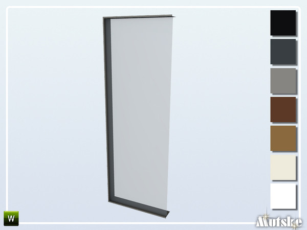 Sims 4 — Pilton Window Short Wall Left Side by Mutske — This window is part of the Pilton Constructionset. Also works on