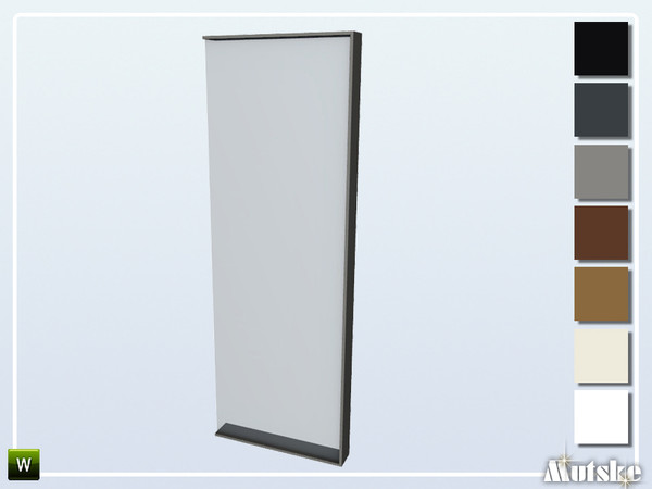 Sims 4 — Pilton Window Short Wall Right Side by Mutske — This window is part of the Pilton Constructionset. Also works on