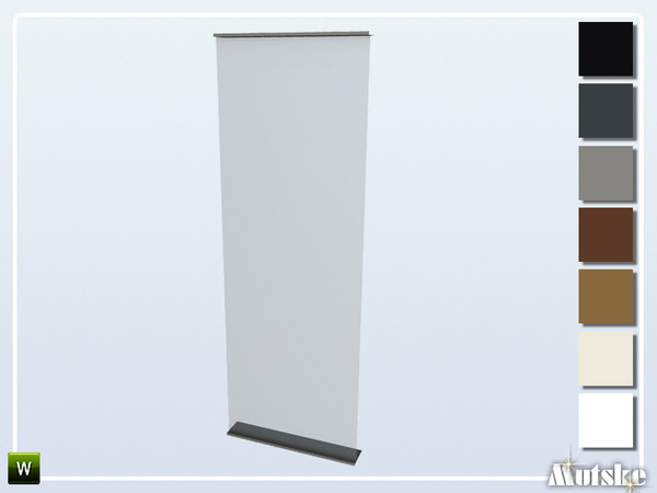 Sims 4 — Pilton Window Short Wall Middle by Mutske — This window is part of the Pilton Constructionset. Also works on a