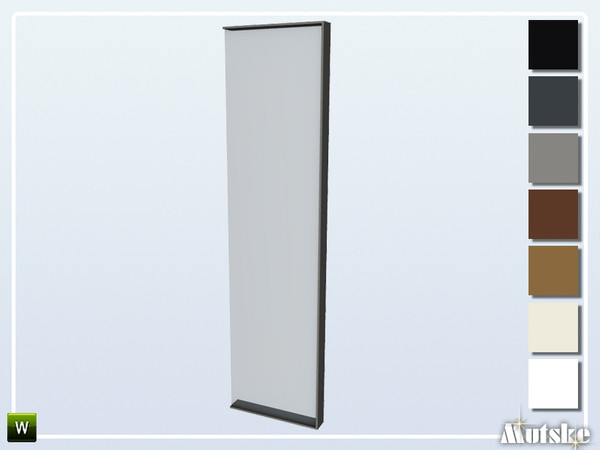 Sims 4 — Pilton Window Mid Wall Right Side by Mutske — This window is part of the Pilton Constructionset. Also works on a