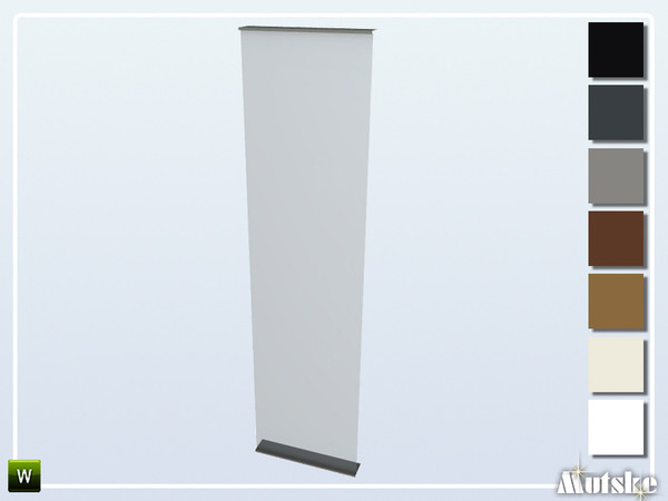 Sims 4 — Pilton Window Mid Wall Middle by Mutske — This window is part of the Pilton Constructionset. Also works on a
