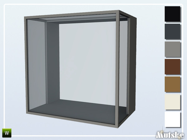 Sims 4 — Pilton Window Square 1x1 by Mutske — This window is part of the Pilton Constructionset, with slots. Made by
