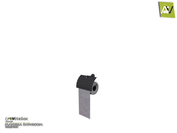 Sims 4 — Mayorka Toilet Paper Holder    by ArtVitalex — - Mayorka Toilet Paper Holder - ArtVitalex@TSR, Mar 2018