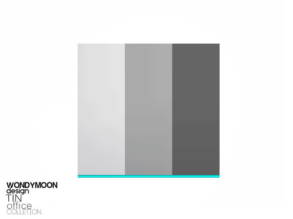 Sims 4 — Tin Wall by wondymoon — - Tin Office - Wall - Wondymoon|TSR - Creations'2018