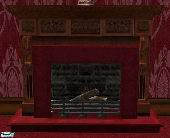 Sims 2 — Romantic Fireplace by RhondaBlonda — 