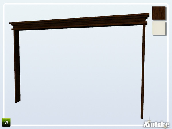 Sims 4 — Darton Arch no Glass 4x1 by Mutske — This arch is part of the Darton Constructionset. Made by Mutske@TSR. 