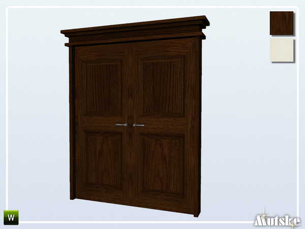 Sims 4 — Darton Door Privat 2x1 by Mutske — This door is part of the Darton Constructionset. Made by Mutske@TSR. 
