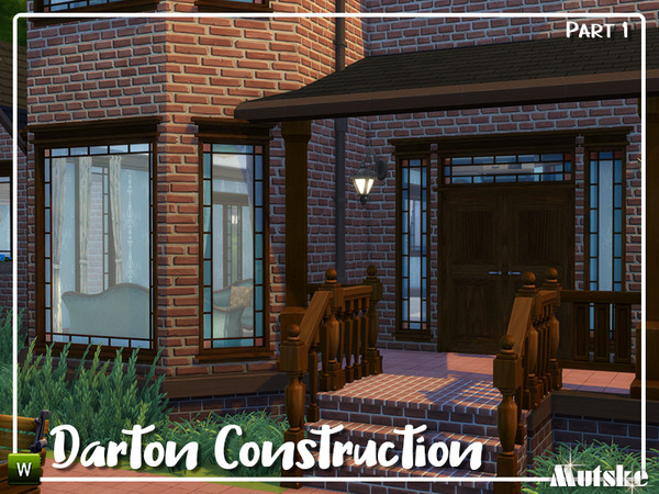 Sims 4 — Darton Constructionset Part 1 by Mutske — This is the first part of the Darton Construction. Make sure that your