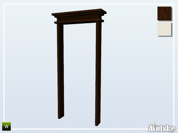 Sims 4 — Darton Arch no Glass 1x1 by Mutske — This arch is part of the Darton Constructionset. Made by Mutske@TSR. 