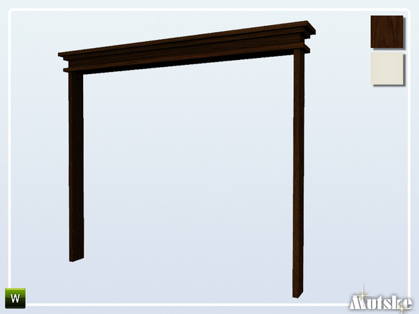 Sims 4 — Darton Arch no Glass 3x1 by Mutske — This arch is part of the Darton Constructionset. Made by Mutske@TSR. 