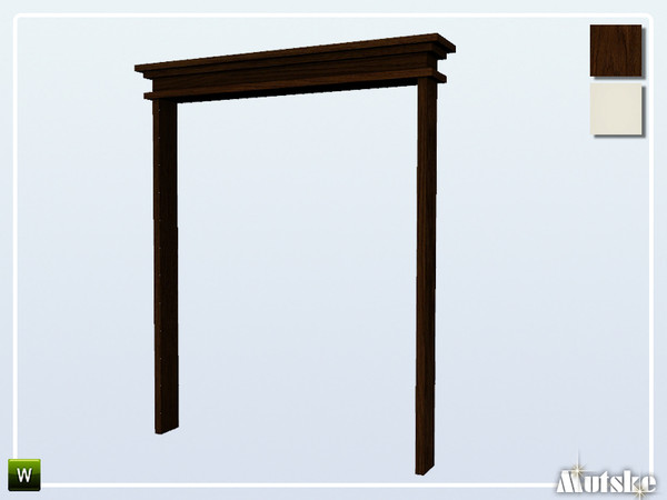 Sims 4 — Darton Arch no Glass Single 3x1 by Mutske — This arch is part of the Darton Constructionset. Made by Mutske@TSR.