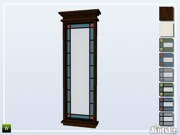 Sims 4 — Darton Window Tall Single 2x1 by Mutske — This window is part of the Darton Constructionset. Made by Mutske@TSR.