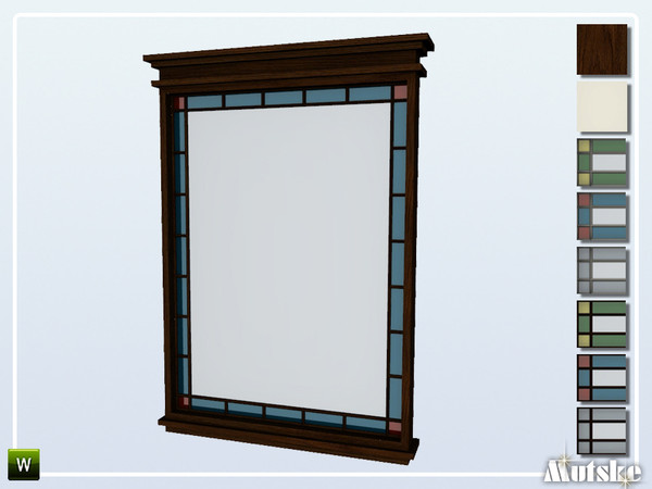 Sims 4 — Darton Window Tall Single 3x1 by Mutske — This window is part of the Darton Constructionset. Made by Mutske@TSR.