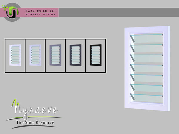 Sims 4 — Faze Counter Window (open) by NynaeveDesign — Faze Build Set - Counter Window (open) Located in Build - Windows