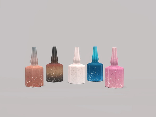 Sims 4 — Dining Siyele - Vase 2 by ung999 — Dining Siyele - Vase 2 Color Options : 5 Located at : Decor / clutter 