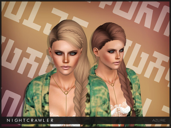 Sims 3 — Nightcrawler AZURE by Nightcrawler_Sims — S4 conversion Teen to Elder All LODs Smooth bone assignment Hope you