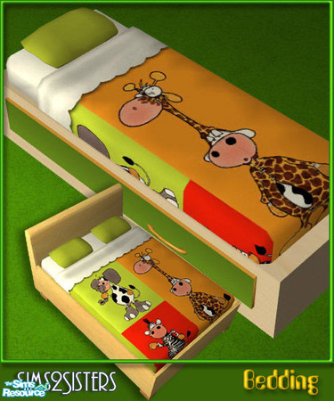 Sims 2 — S2S Turtle Childroom Part II-Bedding by sims2sisters — Bedding