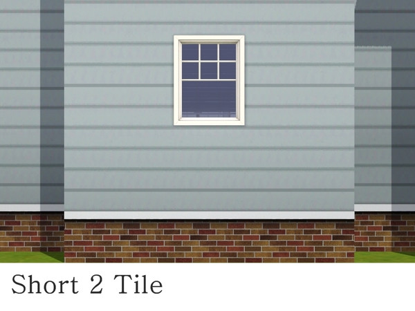 Sims 3 — MZ_Warm Winters Window 2 Tile Short by missyzim — A shorter 2 tile version of the University Warm Winters