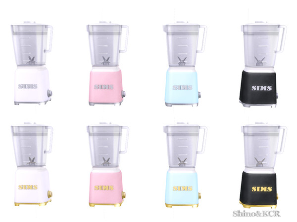 Sims 4 — Kitchen Delight - Blender by ShinoKCR — Fancy Kitchen Furniture that is for a Fairy..... Deco only - in Clutter