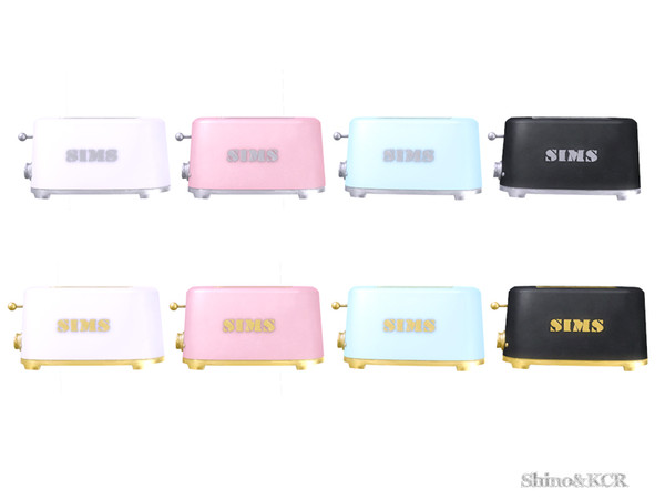 Sims 4 — Kitchen Delight - Toaster by ShinoKCR — Fancy Kitchen Furniture that is for a Fairy..... Deco only - in Clutter