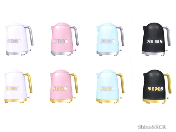Sims 4 — Kitchen Delight - Water Kettle by ShinoKCR — Fancy Kitchen Furniture that is for a Fairy..... Deco only - in