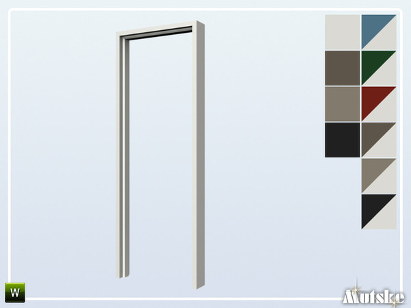 Sims 4 — Hook Arch 1x1 by Mutske — This arch is part of the Hook Constructionset. Made by Mutske@TSR. 