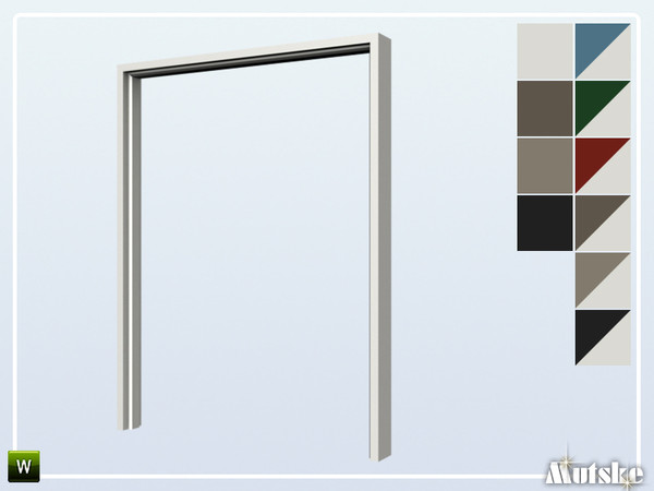 Sims 4 — Hook Arch 2x1 by Mutske — This arch is part of the Hook Constructionset. Made by Mutske@TSR. 