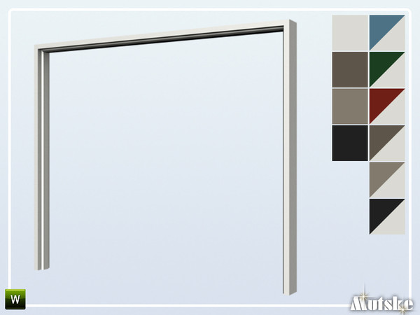 Sims 4 — Hook Arch 3x1 by Mutske — This arch is part of the Hook Constructionset. Made by Mutske@TSR. 