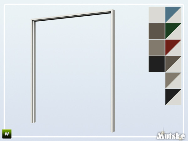 Sims 4 — Hook Arch Mid Wall 3x1 by Mutske — This arch is part of the Hook Constructionset. Made by Mutske@TSR. 