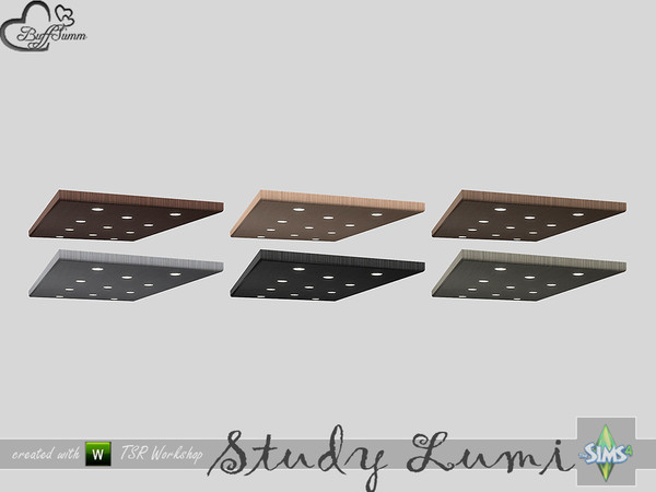 Sims 4 — Study Lumi Ceilinglight by BuffSumm — Part of the *Study Lumi Set* Created by BuffSumm @ TSR