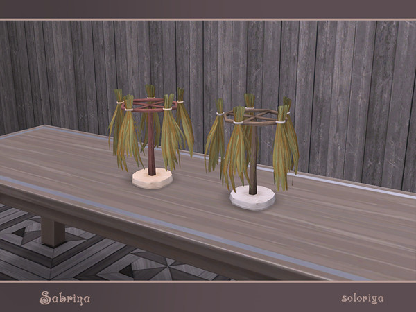 Sims 4 — Sabrina. Herbs, table version by soloriya — Decorative herbs, you can put them on any surfaces. Part of Sabrina