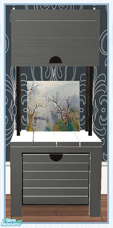Sims 2 — MAXIMO Dining Dresser - Large Canvas by simtomatic — Canvas by Chi Wen. This file recolours the canvas only. You
