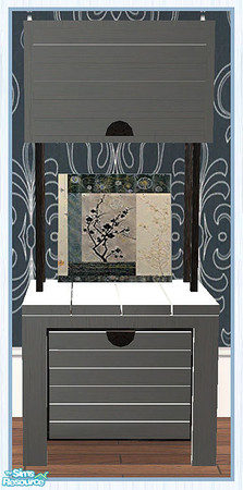 Sims 2 — MAXIMO Dining Dresser - Large Canvas by simtomatic — Canvas by Richard Henson. This file recolours the canvas