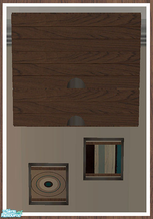 Sims 2 — MAXIMO Wall Cabinet - Pictures by simtomatic — This file recolours the picures only. You will need the master