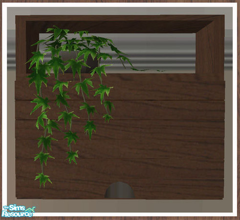 Sims 2 — MAXIMO Wall Cabinet - Ivy by simtomatic — This file recolours the ivy only. You will need the master file above