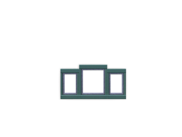 Sims 3 — MZ_Square Sightlines Dormer 2x1 by missyzim — Dormer window to match the University Square Sightlines window.