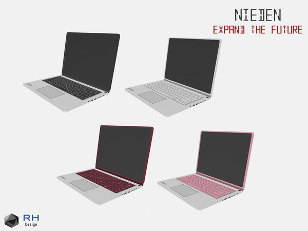 Sims 4 — NEIDEN Surface Notebook - White by RightHearted — Traditional notebooks are so yesterday. Enrich your style and