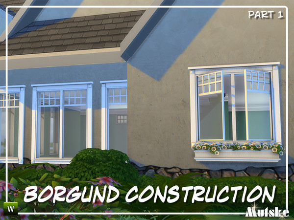 Sims 4 — Borgund Constructionset by Mutske — This is the first part of the Borgund Constructionset. The set has a