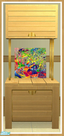 Sims 2 — MAXIMO Dining Dresser - Large Canvas by simtomatic — Canvas by Shelley Wie. This file recolours the canvas only.