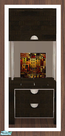 Sims 2 — MAXIMO Dining Dresser - Medium Canvas by simtomatic — Canvas by Michael O'Toole. You'll need to download the
