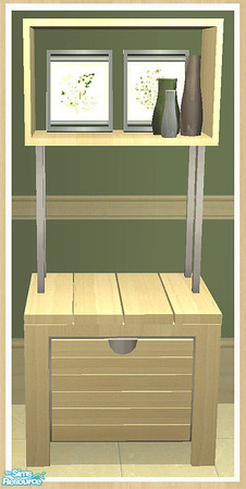 Sims 2 — MAXIMO Dining Dresser - Frames & Vases by simtomatic — Pictures by Stephen Meyers. This file recolours the