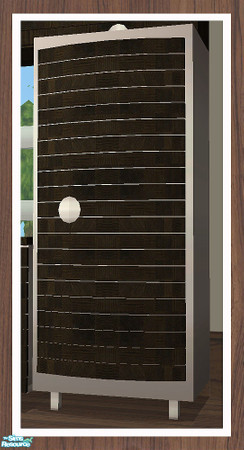 Sims 2 — MAXIMO Fridge by simtomatic — Fully animated fridge with a gently curved door. You'll need to download the