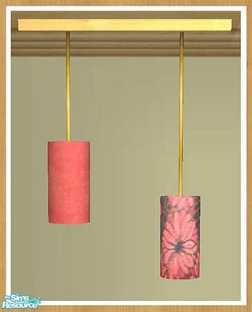 Sims 2 — MAXIMO Ceiling Light by simtomatic — This file 'stands alone' and therefore does not need the master file
