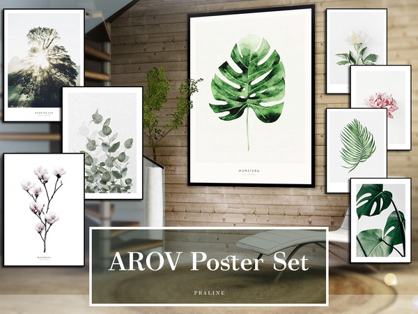 Sims 3 — AROV Poster Set by Pralinesims — By Pralinesims